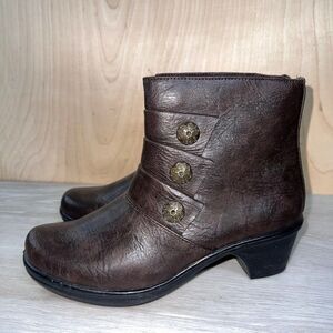 Easy‎ Street Arlene Wave Comfort Ankle Boots Brown Women's 6 UK 4 EURO 36